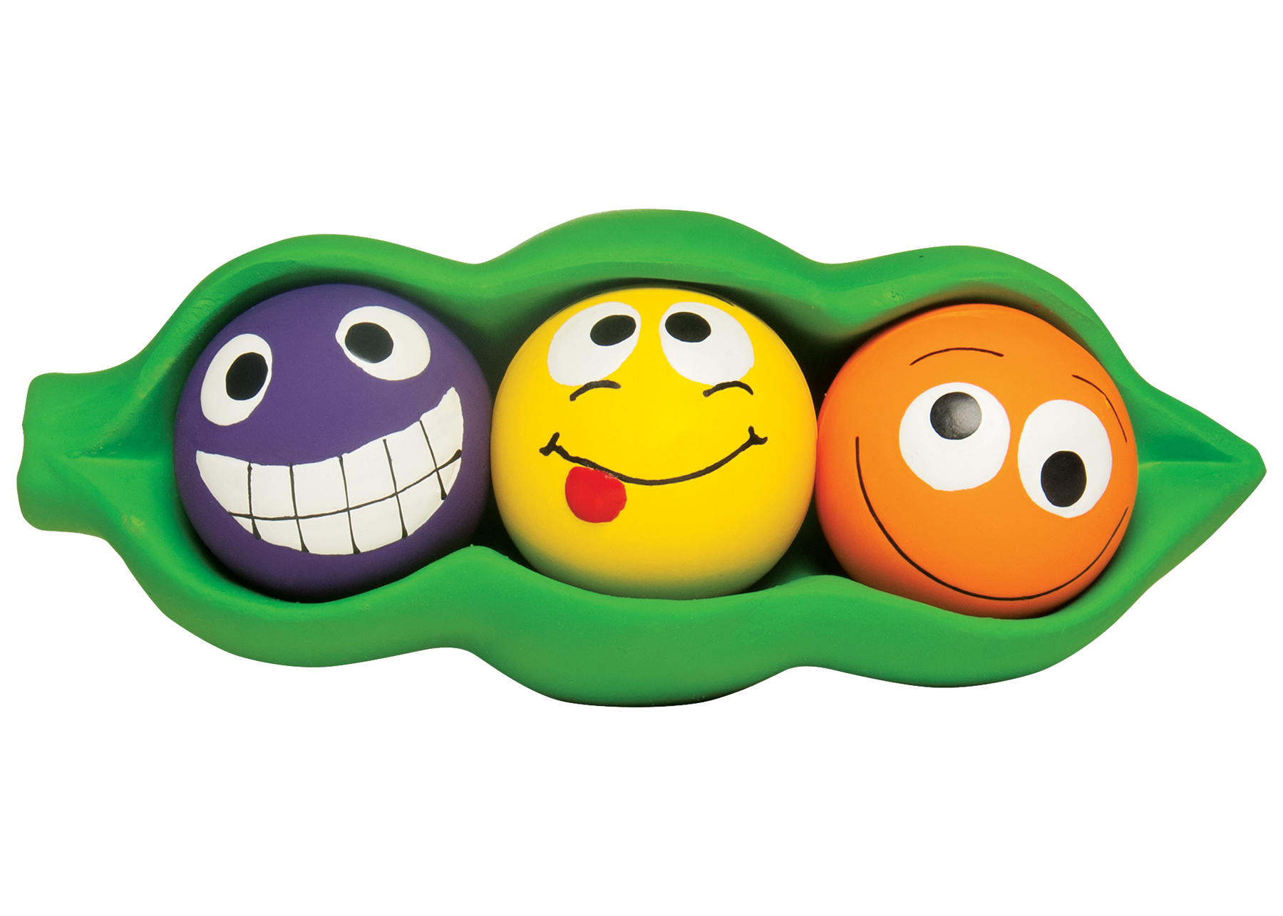 Peas In A Pod Latex Dog Toy