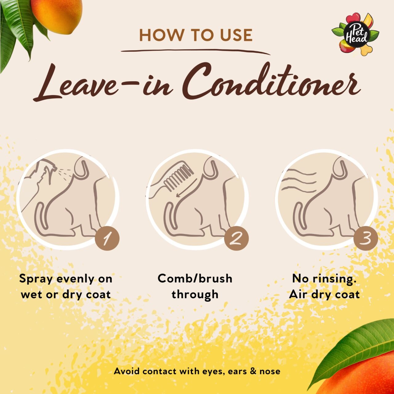 Pet Head Ultimutt Clean 3-in-1 Leave-in Conditioner