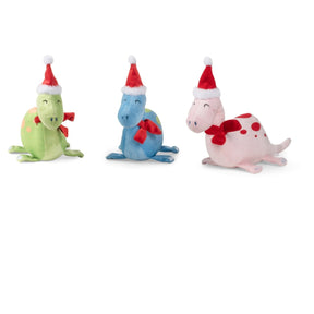 Zoon Christmas Dino PlayPal Dog Toy
