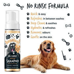 Bugalugs No Rinse Oatmeal Dog Shampoo