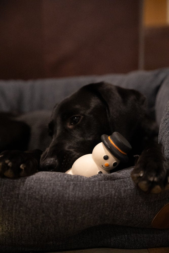 Petface Santos Snowman Latex Dog Toy