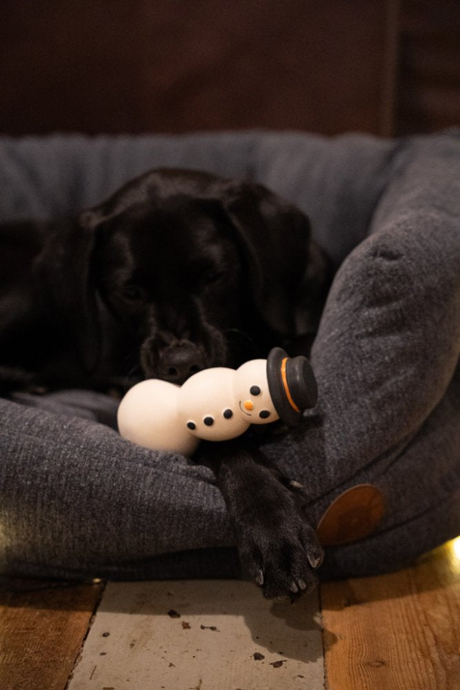 Petface Santos Snowman Latex Dog Toy