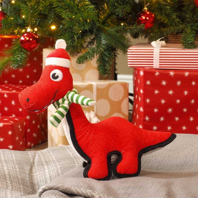 Zoon Xmas Dino Pal Dog Toy