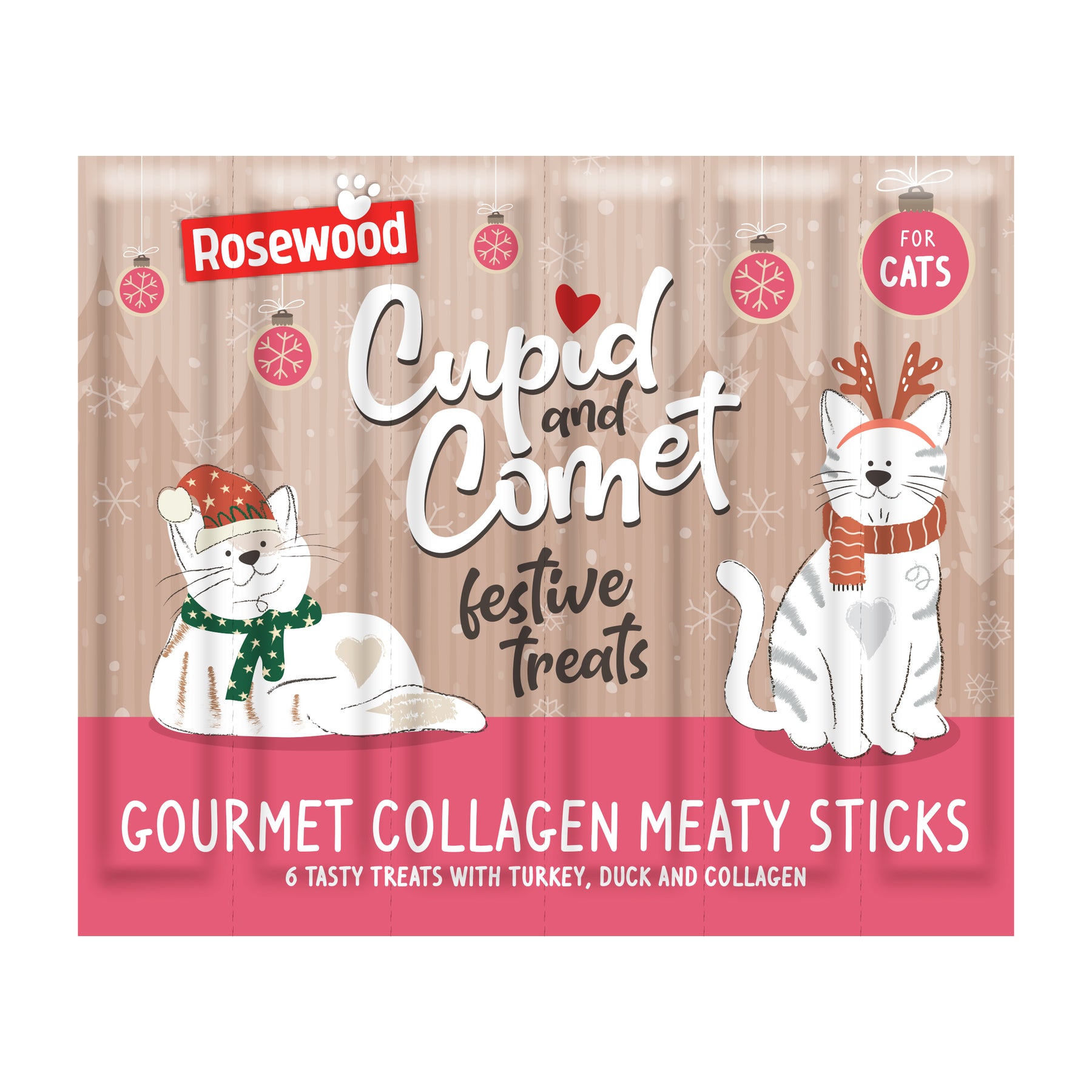 Rosewood Festive Collagen Meaty Sticks