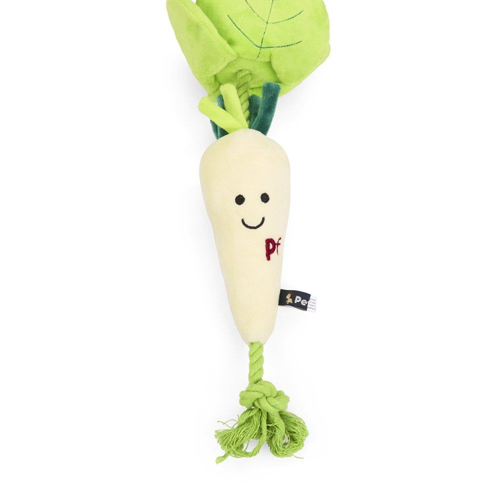 Petface Foodie Faces Christmas Veggie Tugger & Rope Dog Toy