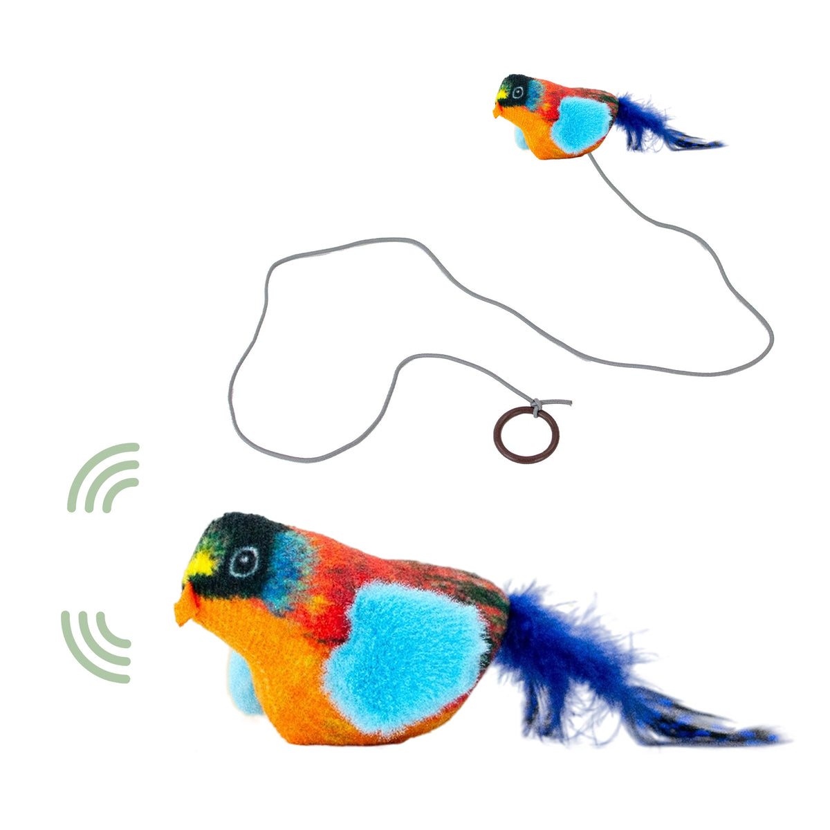 Ancol Chirping Bullfinch Cat Toy