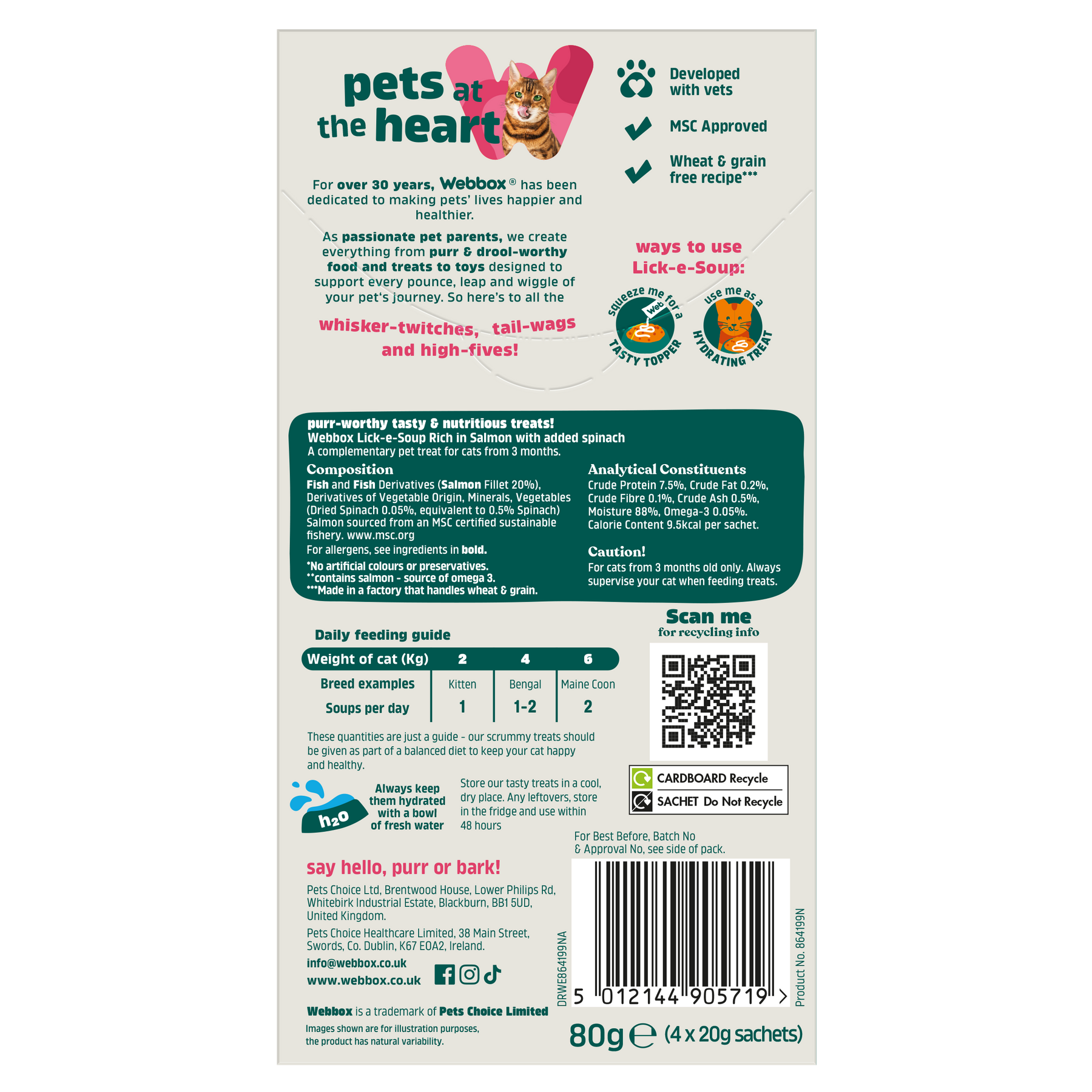 Webbox Cat Lick-e-Soup Salmon Fillet (1 pack/ 17 packs)