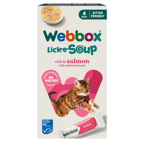 Webbox Cat Lick-e-Soup Salmon Fillet (1 pack/ 17 packs)