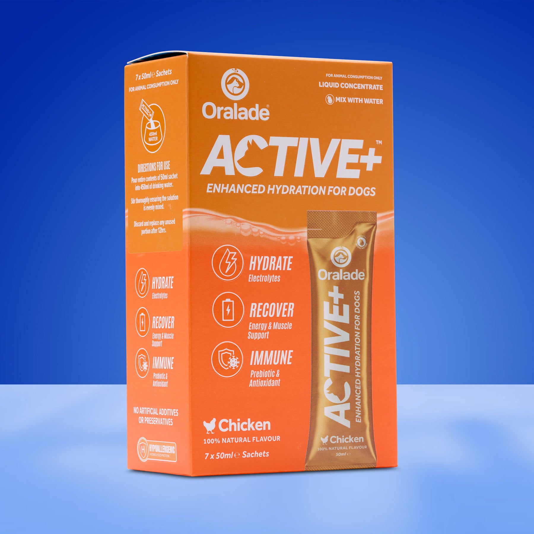 Oralade® ACTIVE+ Chicken Liquid Concentrate 7 x 50ml