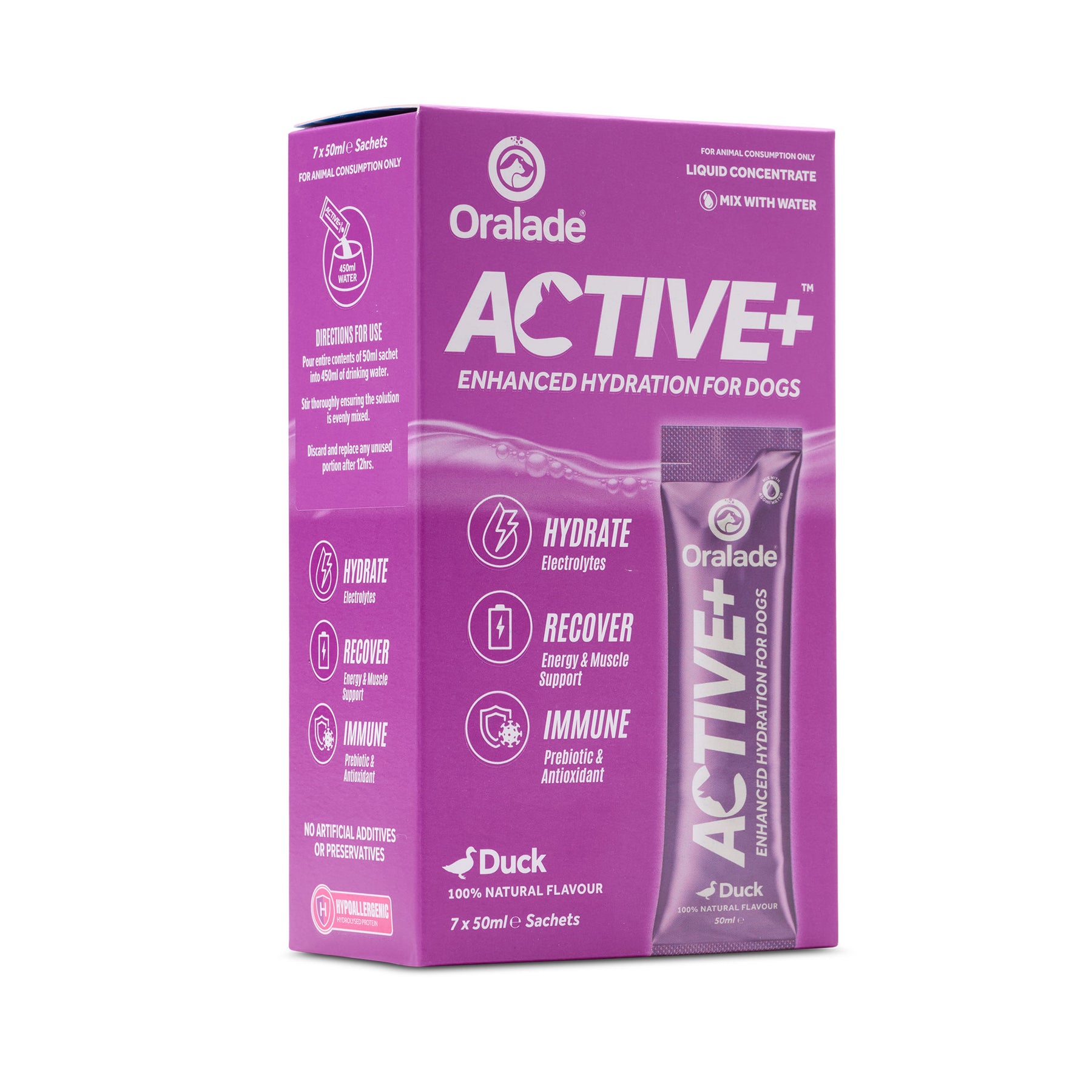 Oralade® ACTIVE+ Duck Liquid Concentrate 7 x 50ml