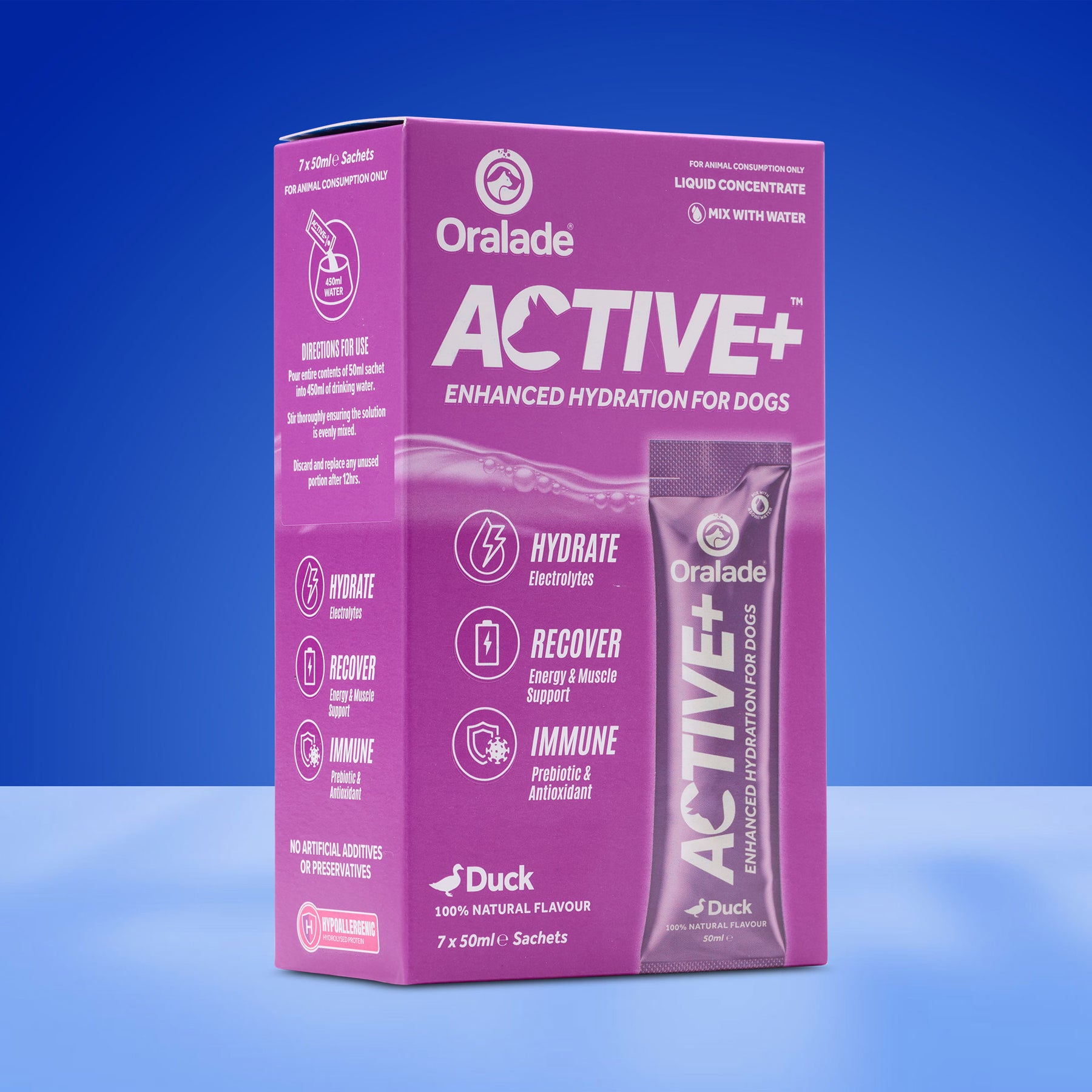 Oralade® ACTIVE+ Duck Liquid Concentrate 7 x 50ml