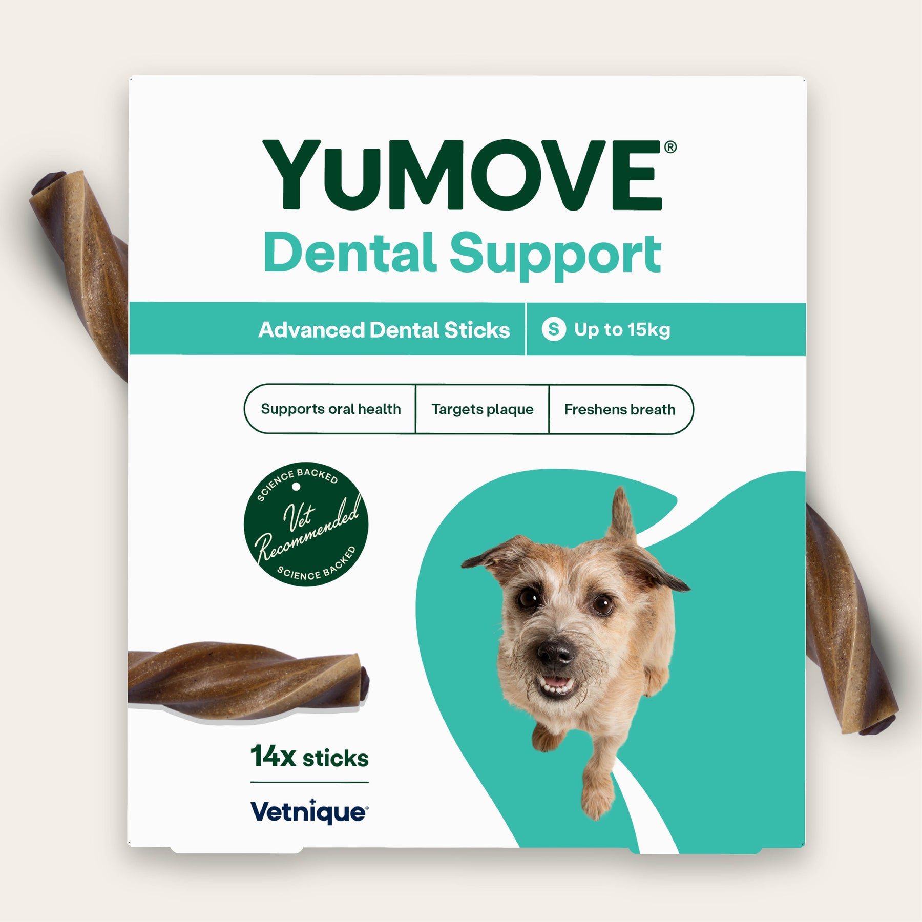 YuMOVE Dental Care For Dogs (14 sticks)