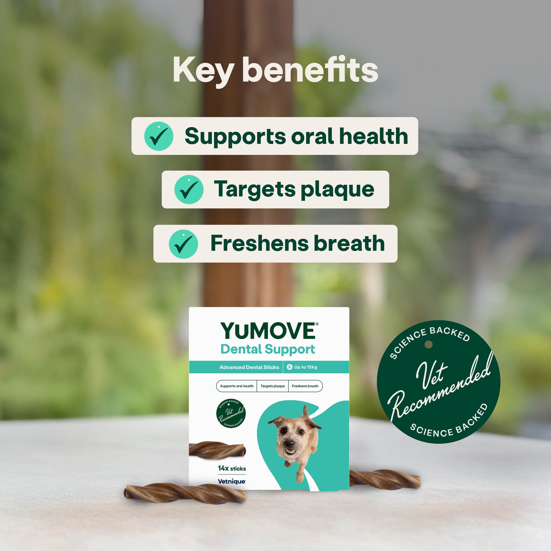 YuMOVE Dental Care For Dogs (14 sticks)