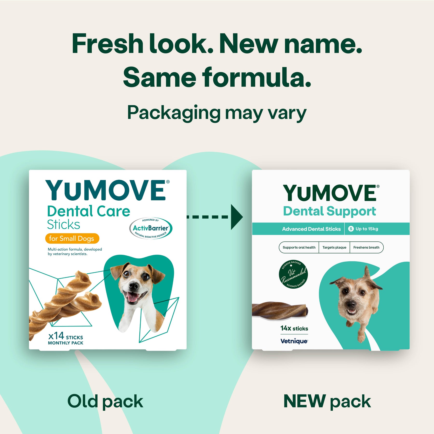 YuMOVE Dental Care For Dogs (14 sticks)