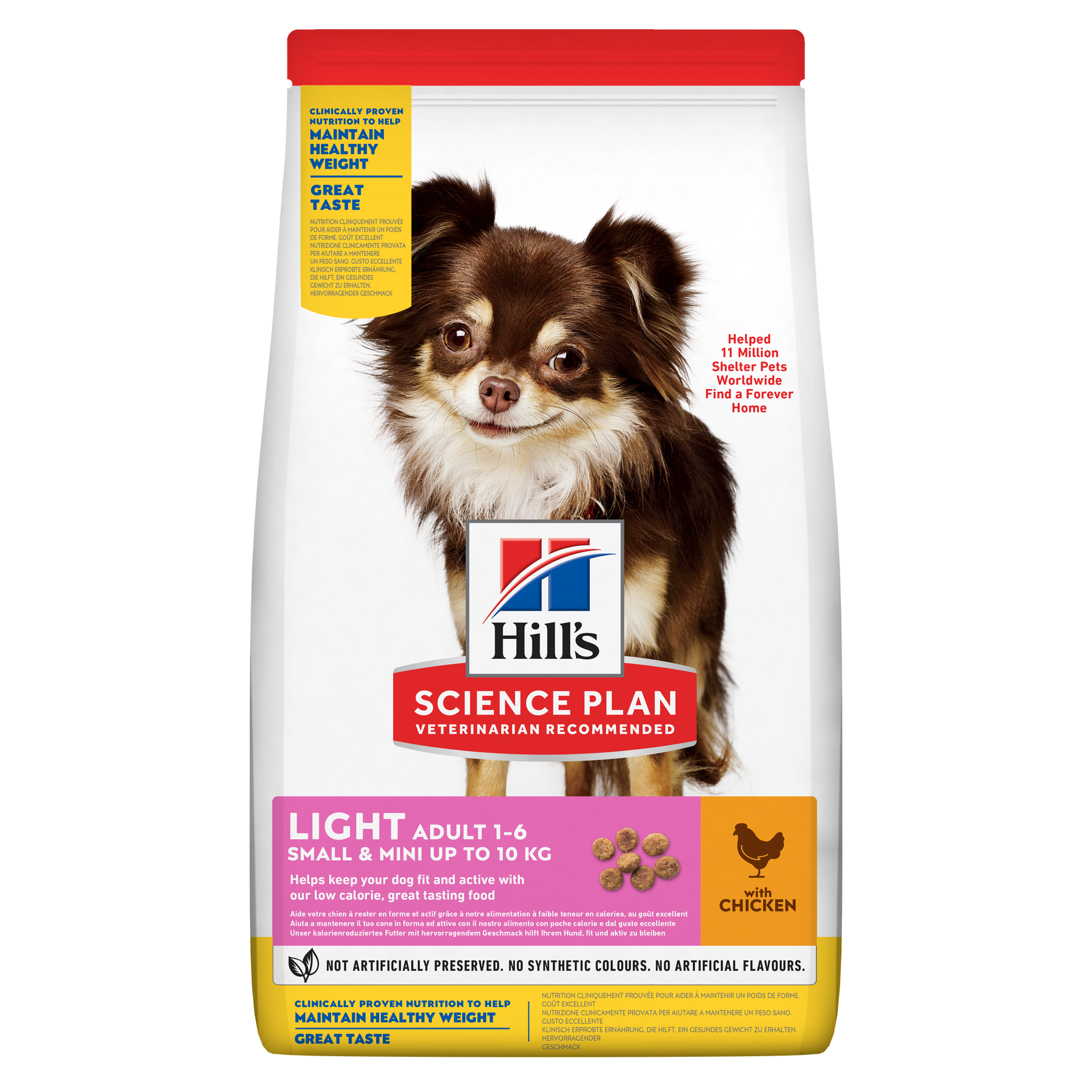 Hill's™ Science Plan Adult Light Small & Mini Dry Dog Food Chicken Flavour 1.5kg