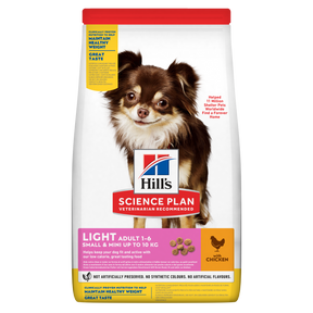 Hill's™ Science Plan Adult Light Small & Mini Dry Dog Food Chicken Flavour 1.5kg