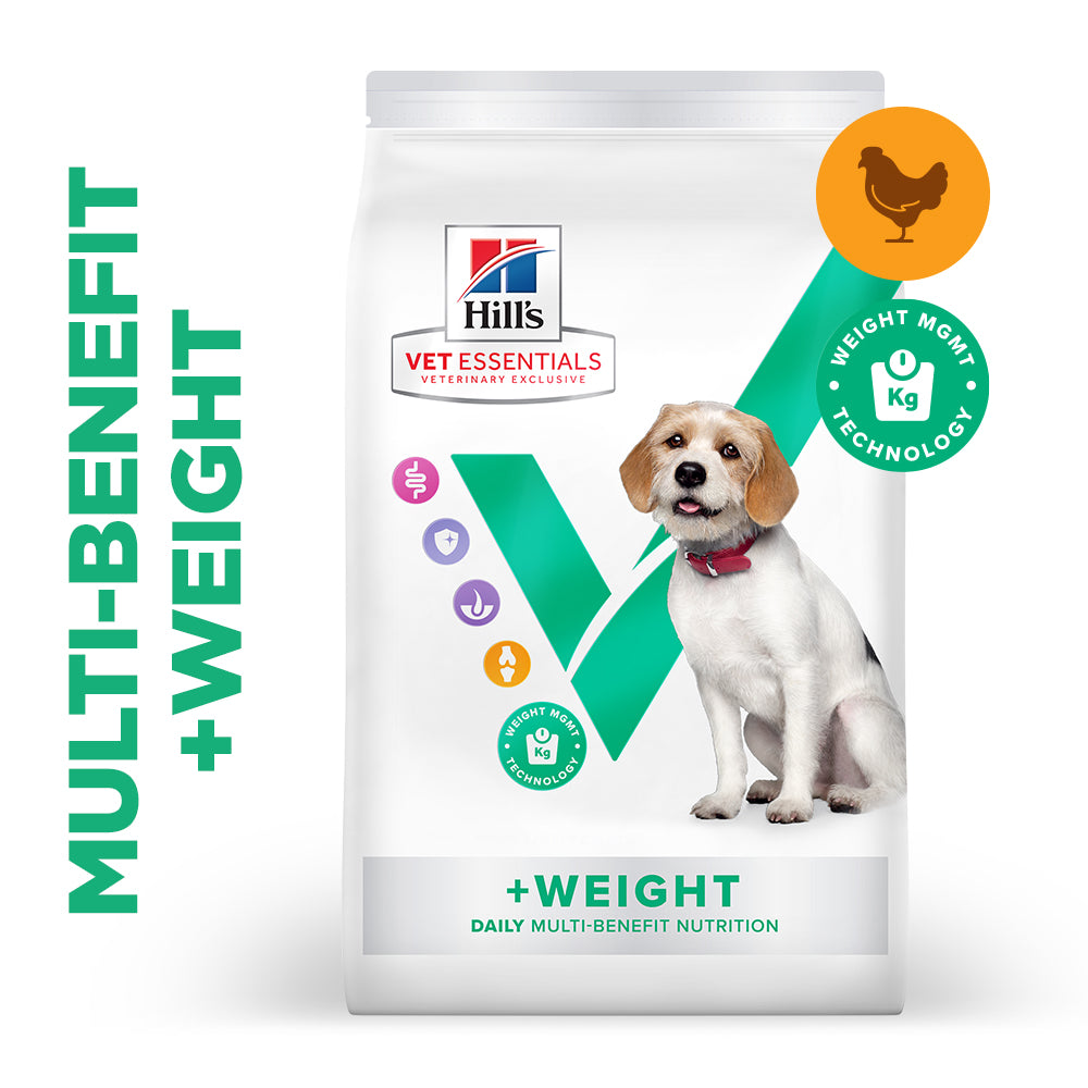 Hill's™ VET ESSENTIALS™ MULTI-BENEFIT + WEIGHT Adult 1+ Medium Dry Dog Food with Chicken 10kg