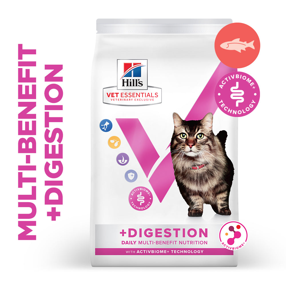 Hill's™ VET ESSENTIALS™ MULTI-BENEFIT + DIGESTION Adult Dry Cat Food with Salmon