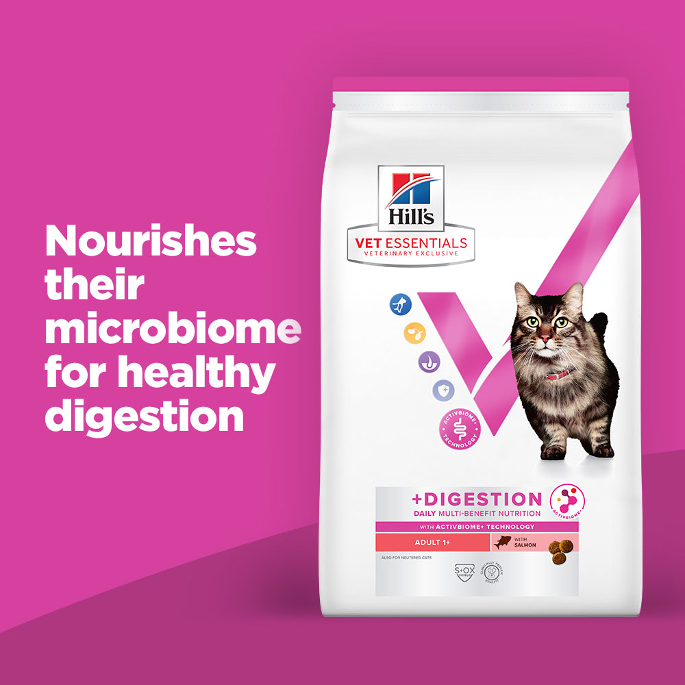 Hill's™ VET ESSENTIALS™ MULTI-BENEFIT + DIGESTION Adult Dry Cat Food with Salmon