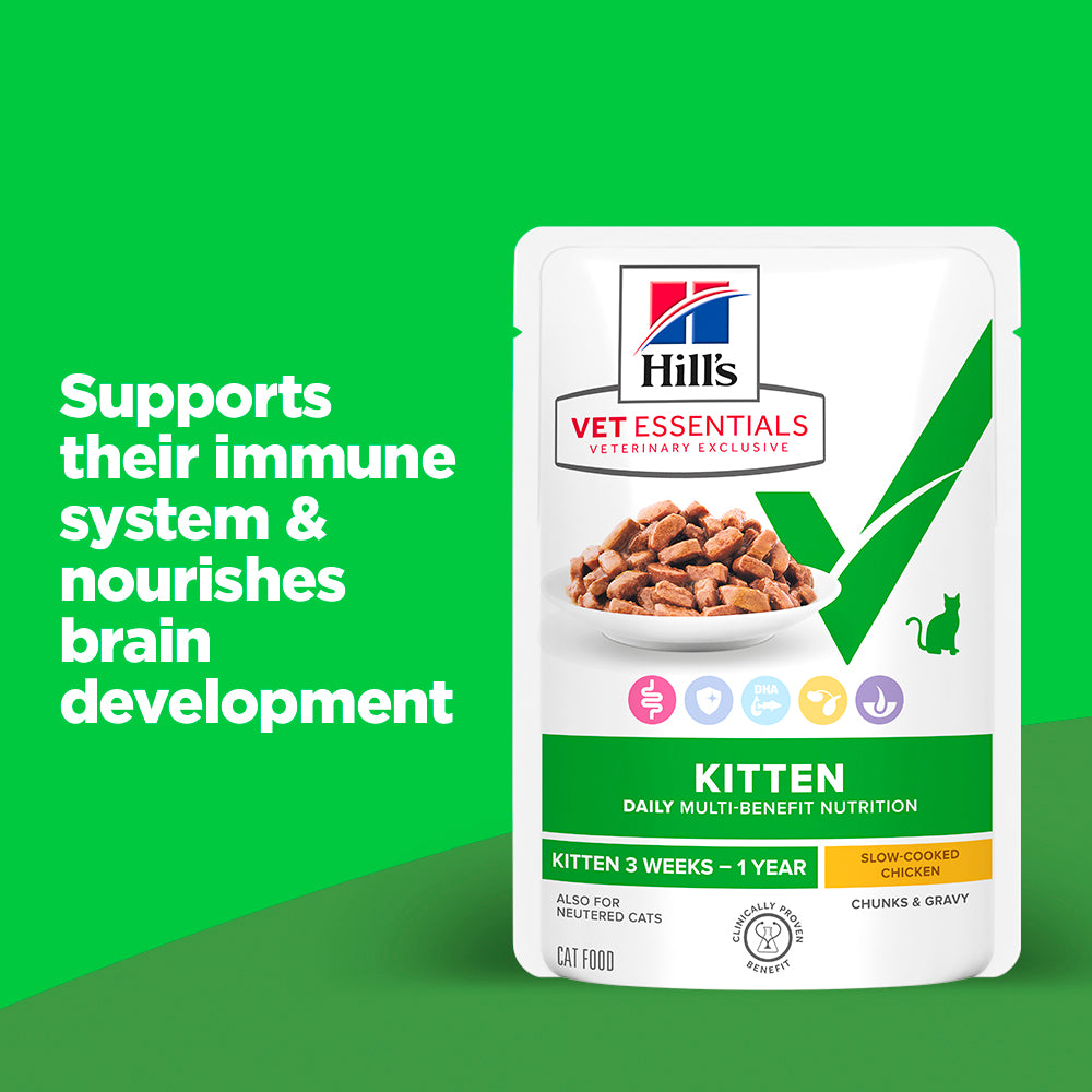 Hill's™ VET ESSENTIALS™ MULTI-BENEFIT Wet Kitten Food Slow-cooked Chicken