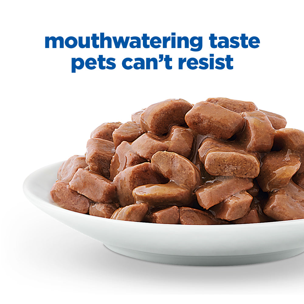 Hill's™ VET ESSENTIALS™ Low Fat + High Fibre Adult Wet Cat Food with Slow-cooked Chicken