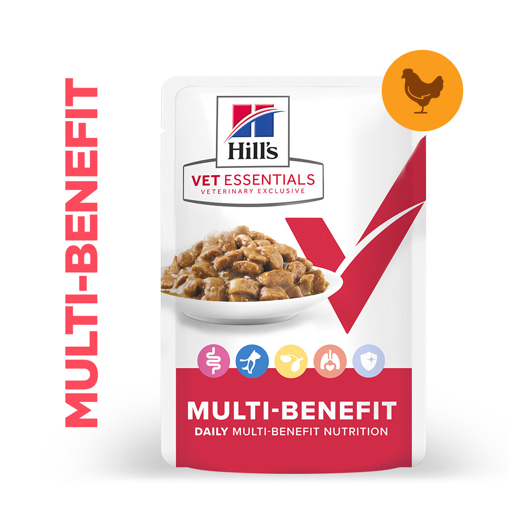 Hill's™ VET ESSENTIALS™ MULTI-BENEFIT Mature Adult Wet Cat Food Slow-cooked Chicken