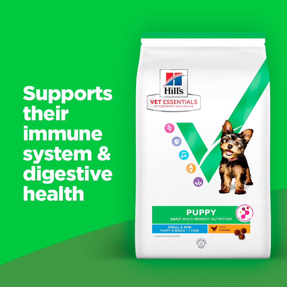 Hill's™ VET ESSENTIALS™ MULTI-BENEFIT Small & Mini Dry Puppy Food with Chicken 7kg