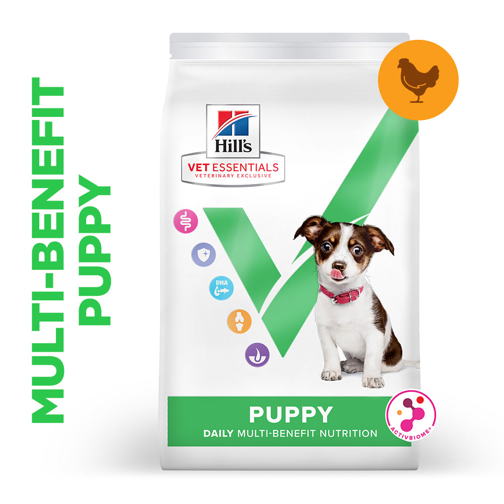 Hill's™ VET ESSENTIALS™ MULTI-BENEFIT Medium Dry Puppy Food with Chicken 8kg