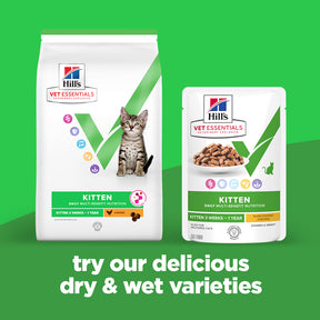 Hill's™ VET ESSENTIALS™ MULTI-BENEFIT Dry Kitten Food Chicken 3kg