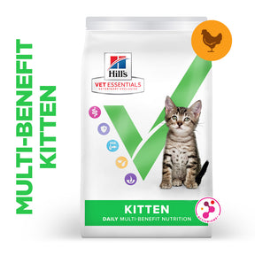 Hill's™ VET ESSENTIALS™ MULTI-BENEFIT Dry Kitten Food Chicken 3kg