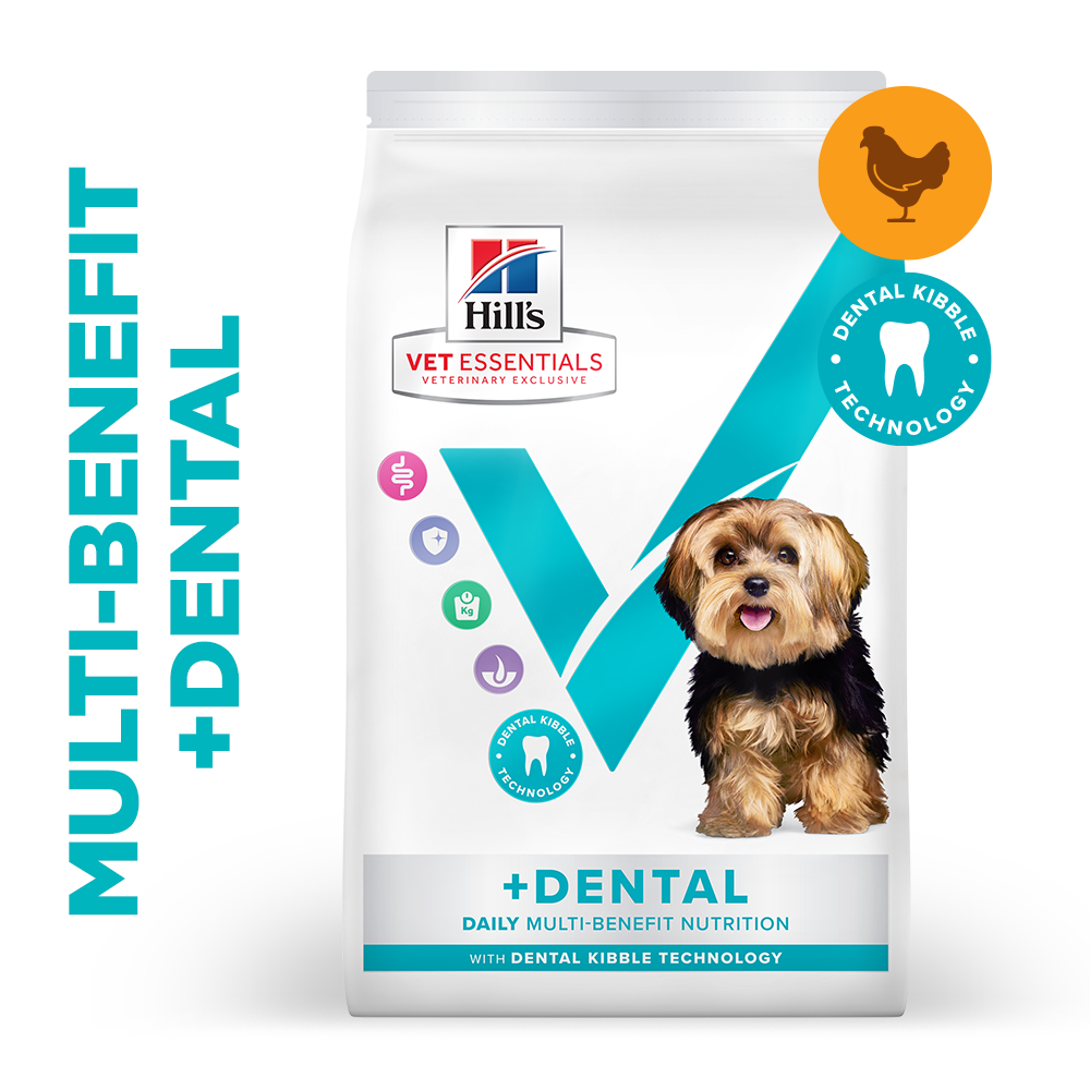 Hill's™ VET ESSENTIALS™ MULTI-BENEFIT + DENTAL Adult 1+ Small & Mini Dry Dog Food with Chicken 7kg