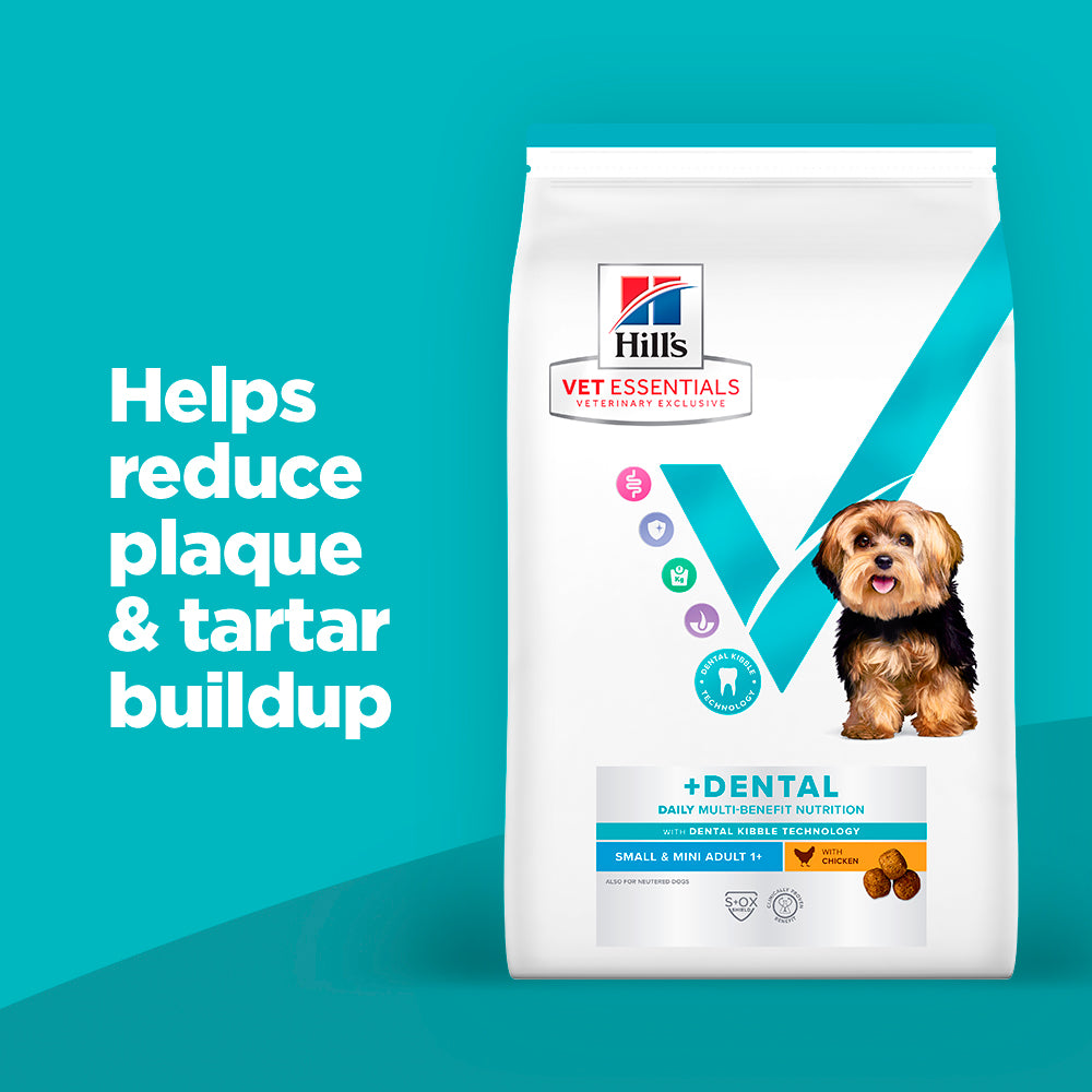 Hill's™ VET ESSENTIALS™ MULTI-BENEFIT + DENTAL Adult 1+ Small & Mini Dry Dog Food with Chicken 7kg