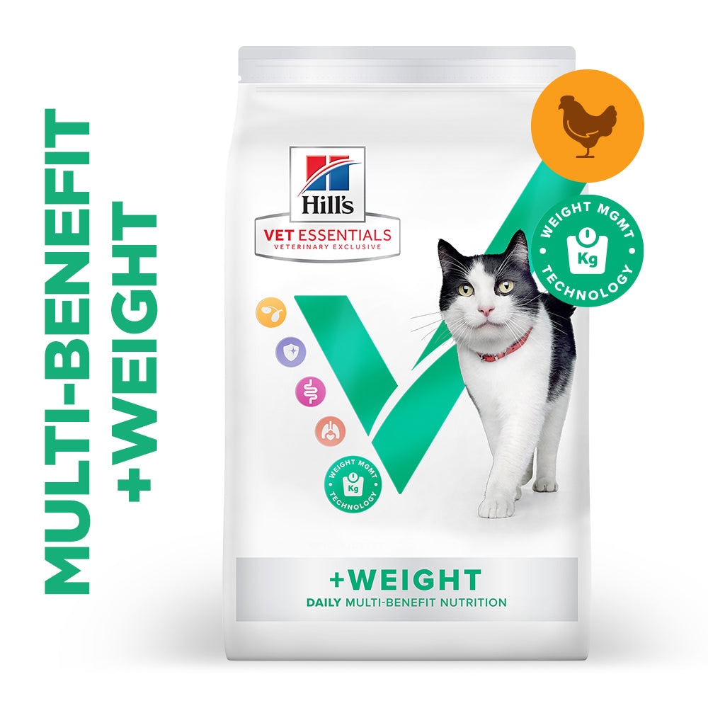 Hill's™ VET ESSENTIALS™ MULTI-BENEFIT + WEIGHT Mature Adult 7+ Dry Cat Food with Chicken