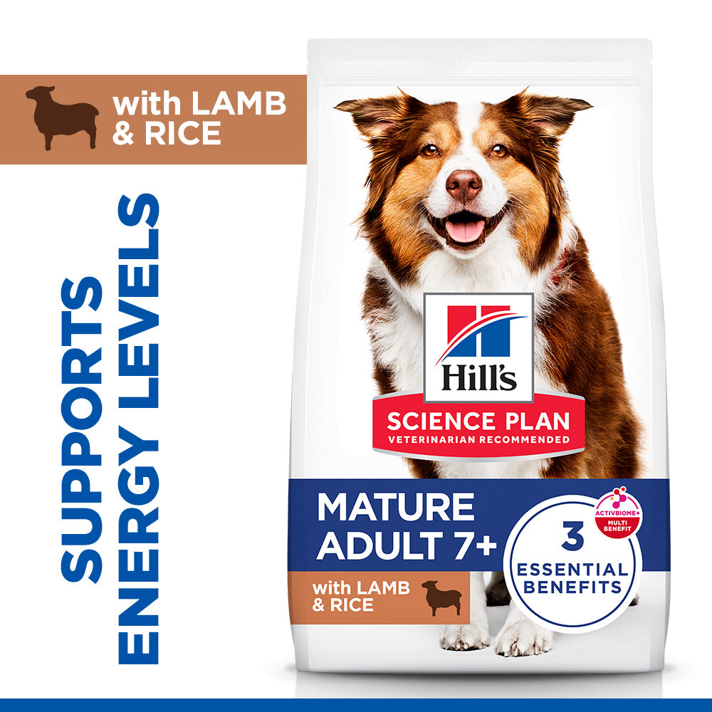Hill's™ Science Plan Mature Adult 7+ Medium Dry Dog Food Lamb & Rice Flavour 14kg