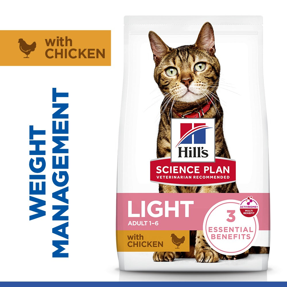 Hill's™ Science Plan Adult Light Dry Cat Chicken Flavour 3kg