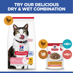 Hill's™ Science Plan Mature Adult Light Dry Cat Chicken Flavour
