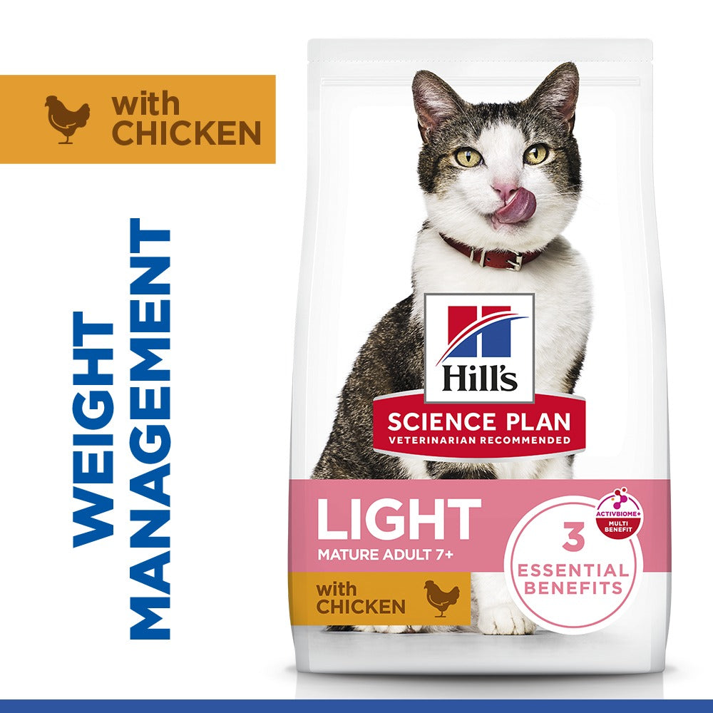 Hill's™ Science Plan Mature Adult Light Dry Cat Chicken Flavour