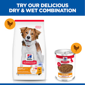 Hill's™ Science Plan Adult Light Medium Dry Dog Food Chicken Flavour 14kg