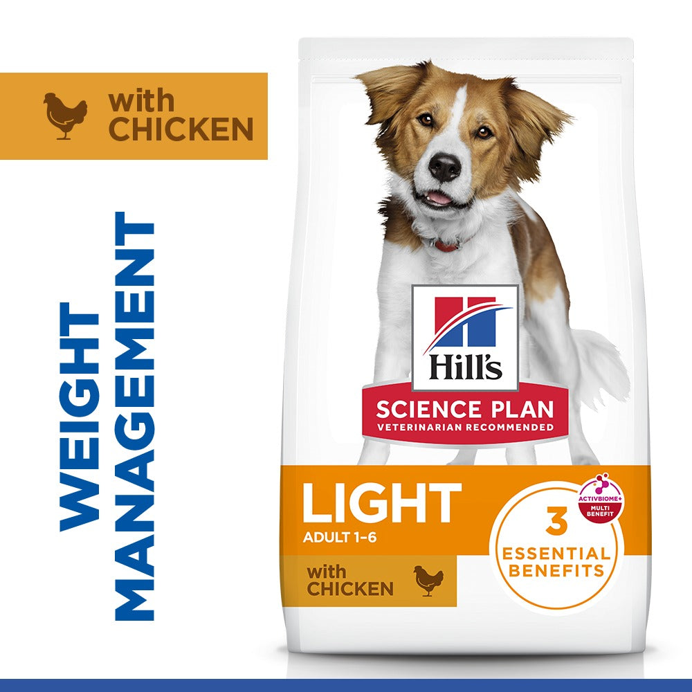 Hill's™ Science Plan Adult Light Medium Dry Dog Food Chicken Flavour 14kg