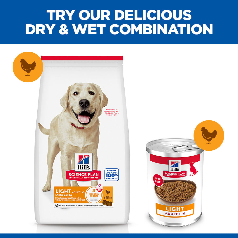 Hill's™ Science Plan Adult Light Large Breed Dry Dog Food Chicken Flavour