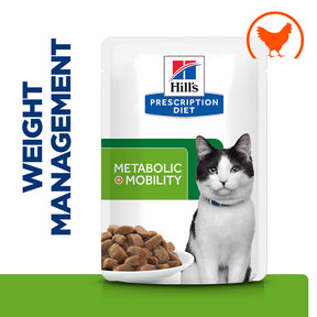 Hills Prescription Diet Metabolic + Mobility Wet cat Food with Chicken