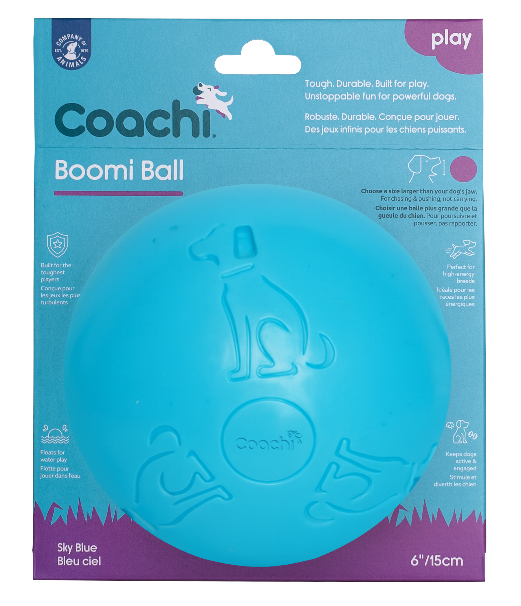 Coachi Boomi Ball (4 sizes/4 colours)