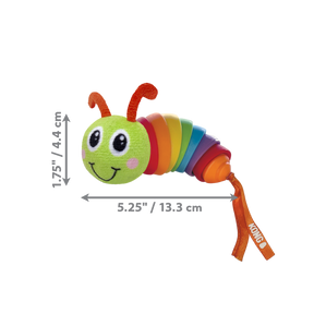 KONG Bat-A-Bout Clackz Caterpillar Cat Toy