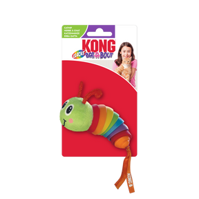 KONG Bat-A-Bout Clackz Caterpillar Cat Toy