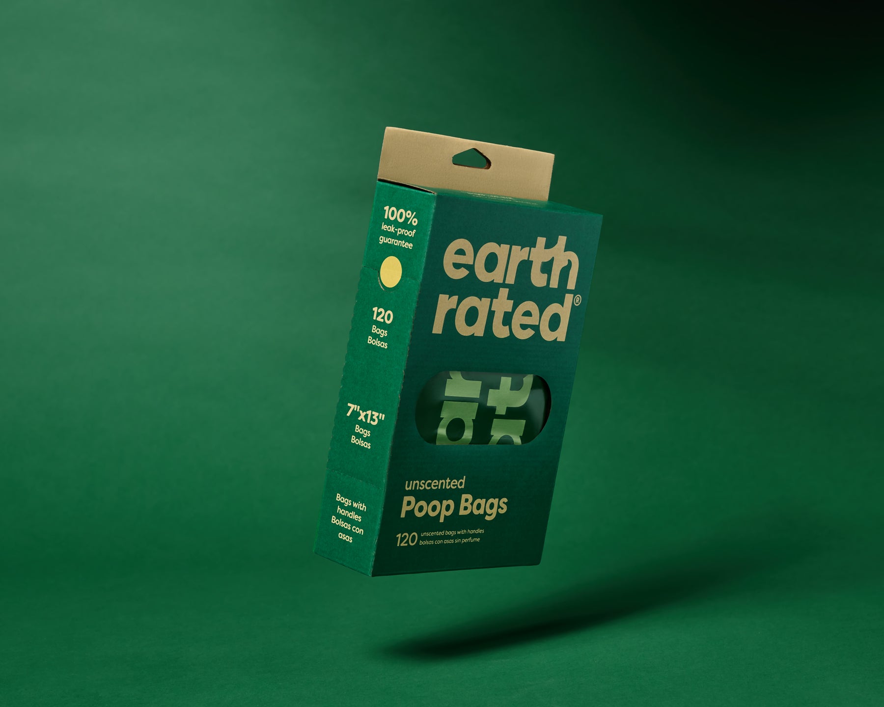 Earth Rated 120 Tie Handle Poop Bags Unscented
