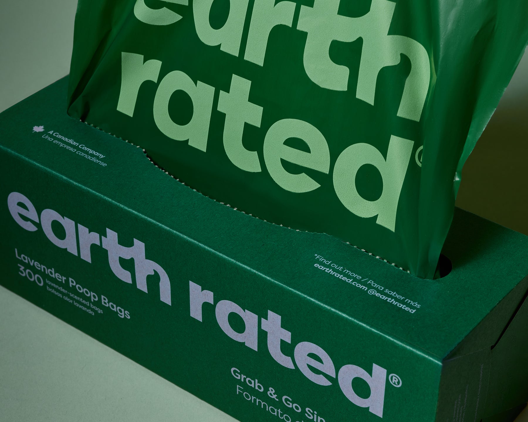 Earth Rated 300 Poop Bags Large Roll Lavender