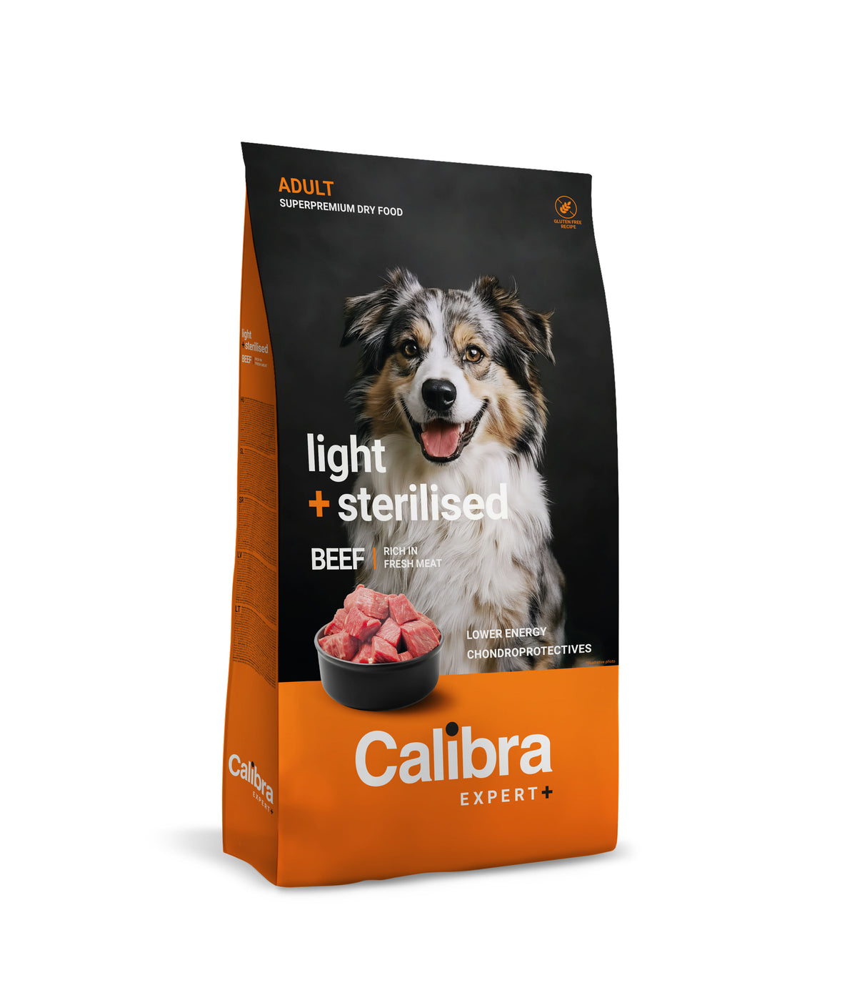 Calibra Dog EXPERT+ Adult Light Sterilised Beef