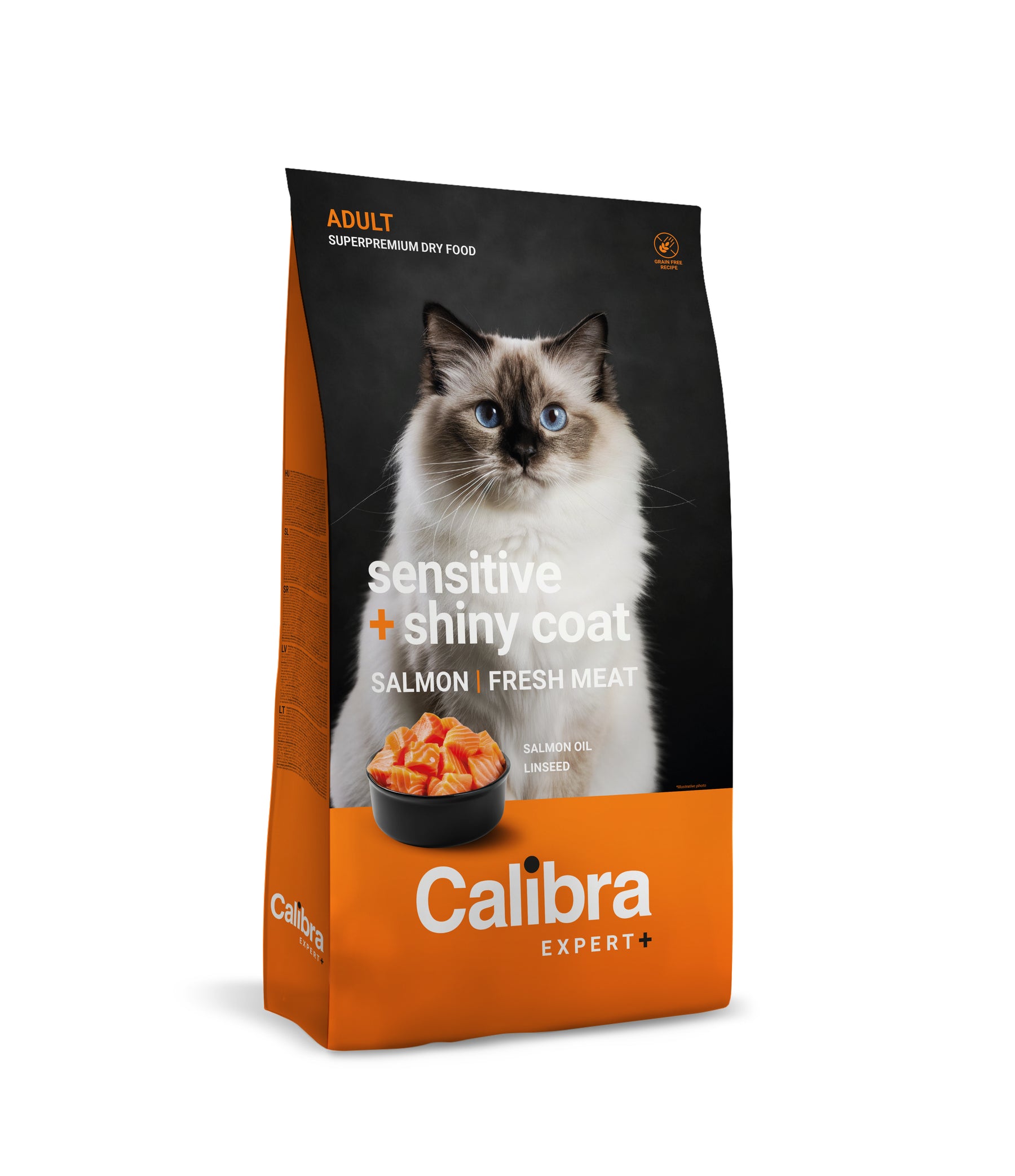 Calibra Cat EXPERT+ Adult Sensitive & Shiny Coat 400g