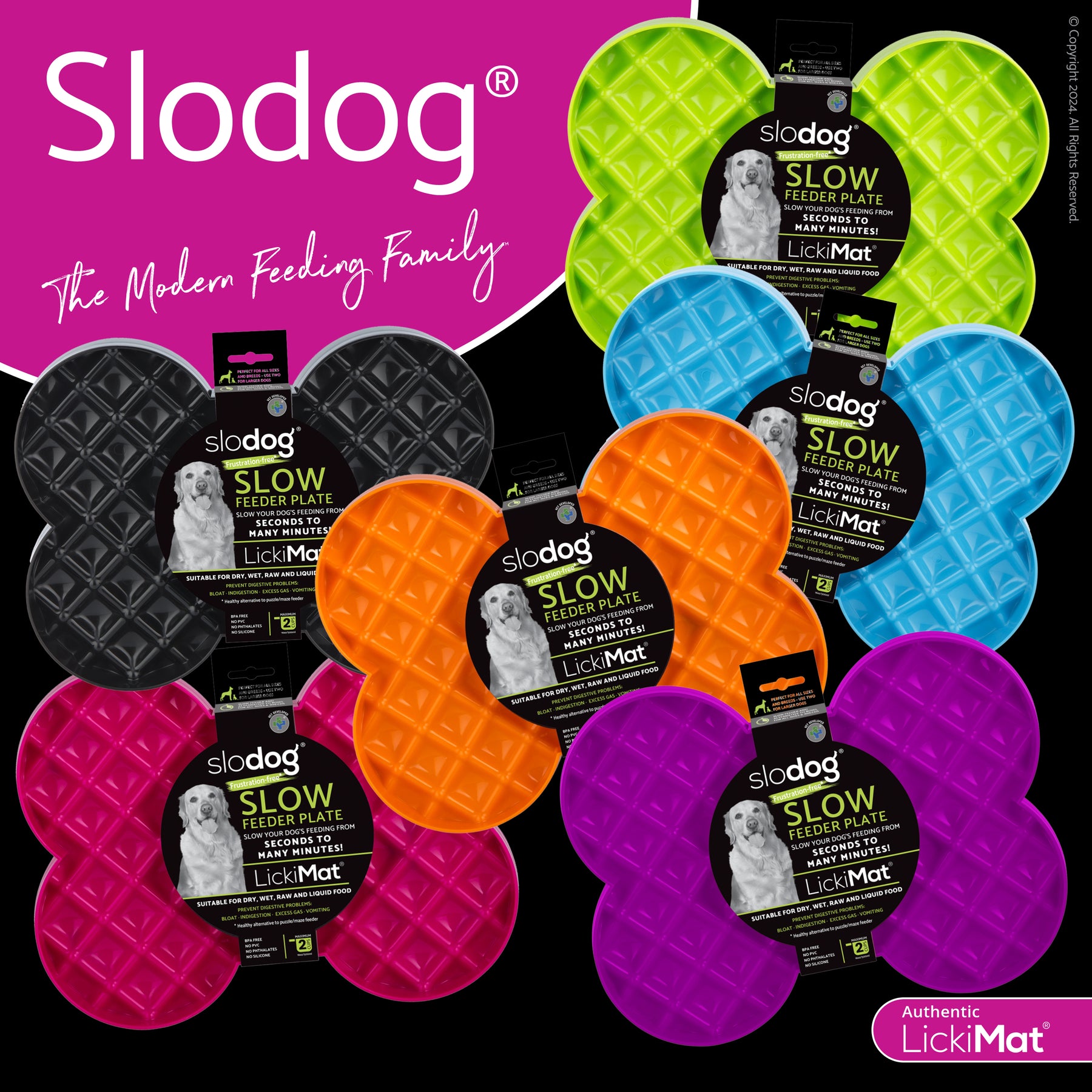 LickiMat Slodog Dog - Various Colours