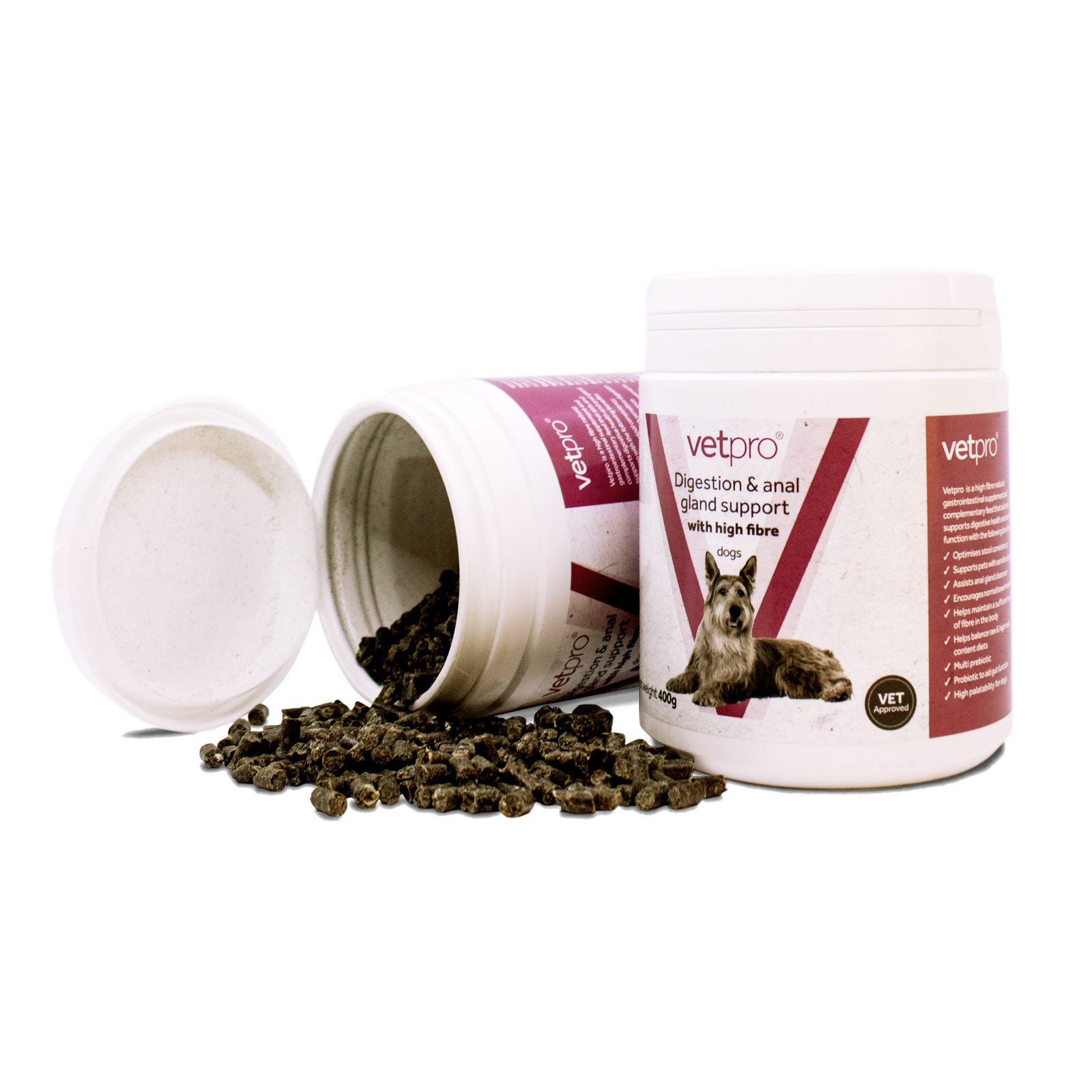 Vetpro Digest Vetpro Digestion & Anal Gland Support with high fibre